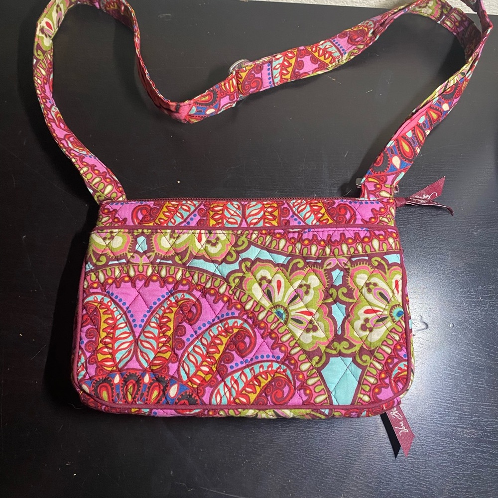 Retired Vera Bradley little hipster crossbody bag in resort medallion pattern